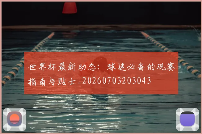 世界杯最新动态:球迷必备的观赛指南与贴士_20260703203043